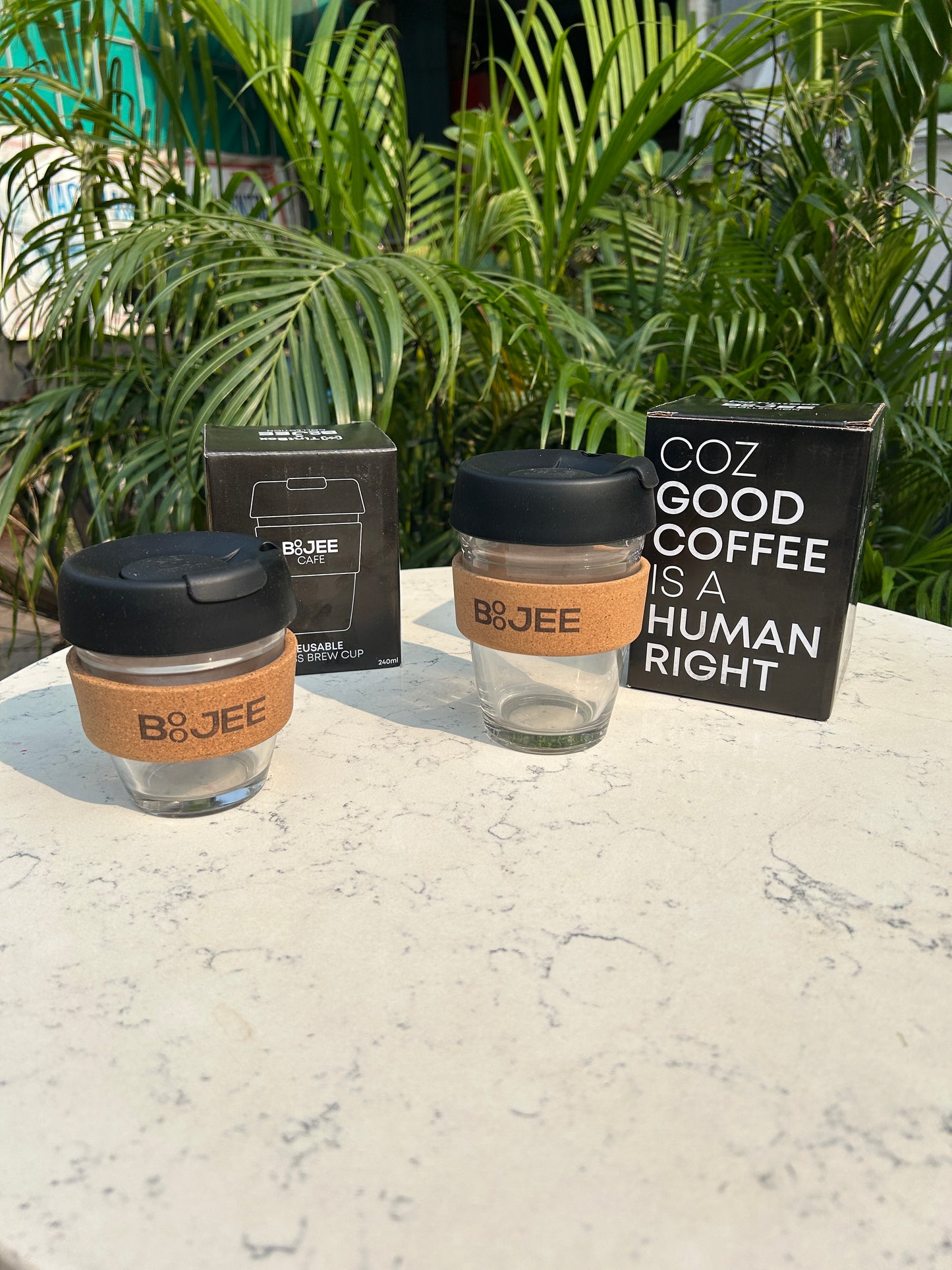 Boojee Reusable Glass Tumbler