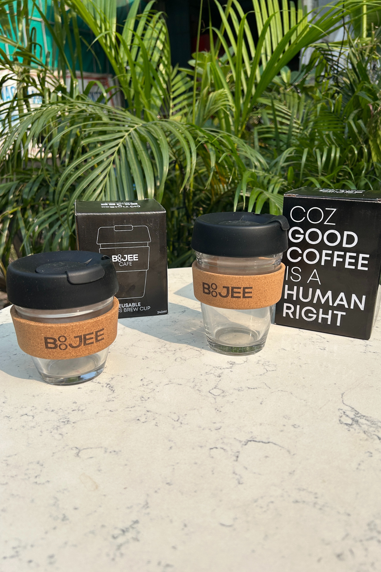 Boojee Reusable Glass Tumbler